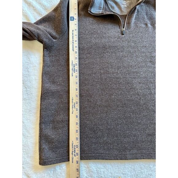 Eddie Bauer Brown 1/4 zip fleece Mens XXL - Picture 6 of 9